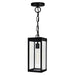 CWI Lighting 1695P7-1-101 Windsor One Light Outdoor Hanging Lantern, Black Main Image.jpg