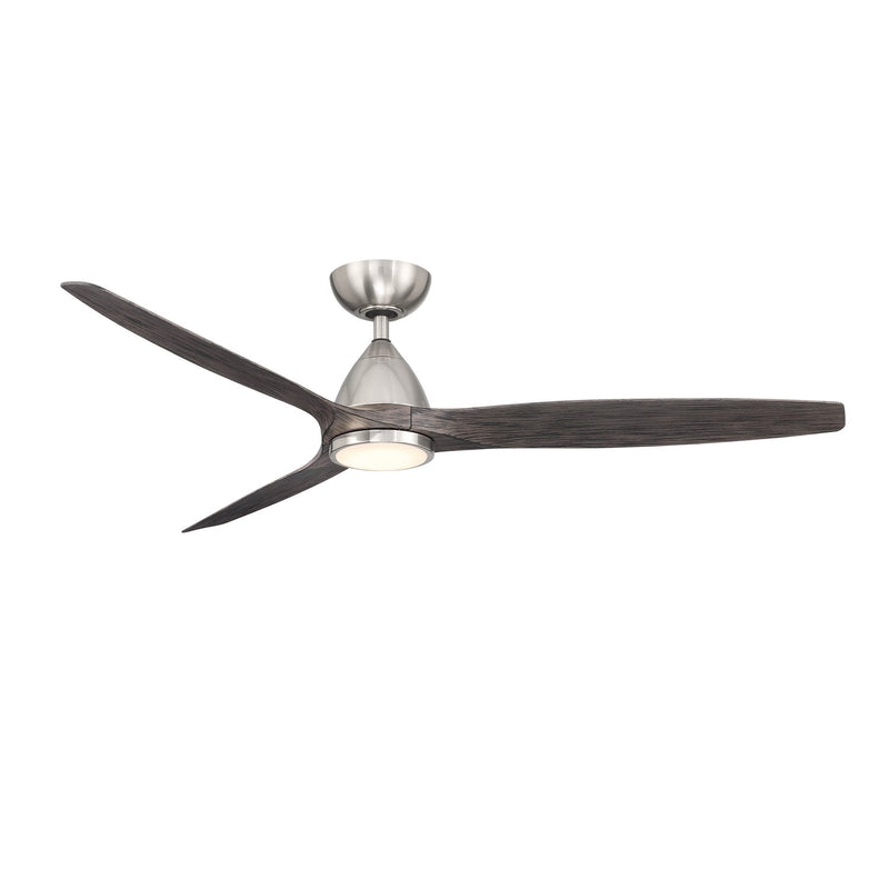 Modern Forms Fans FR-W2202-62L-BN/EB 62"Ceiling Fan, Brushed Nickel/Ebony