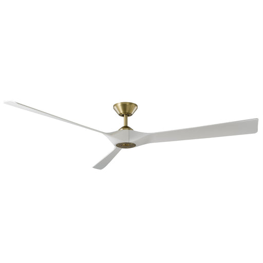 Modern Forms Fans FR-W2204-70-SB/MW 70"Ceiling Fan, Soft Brass/Matte White