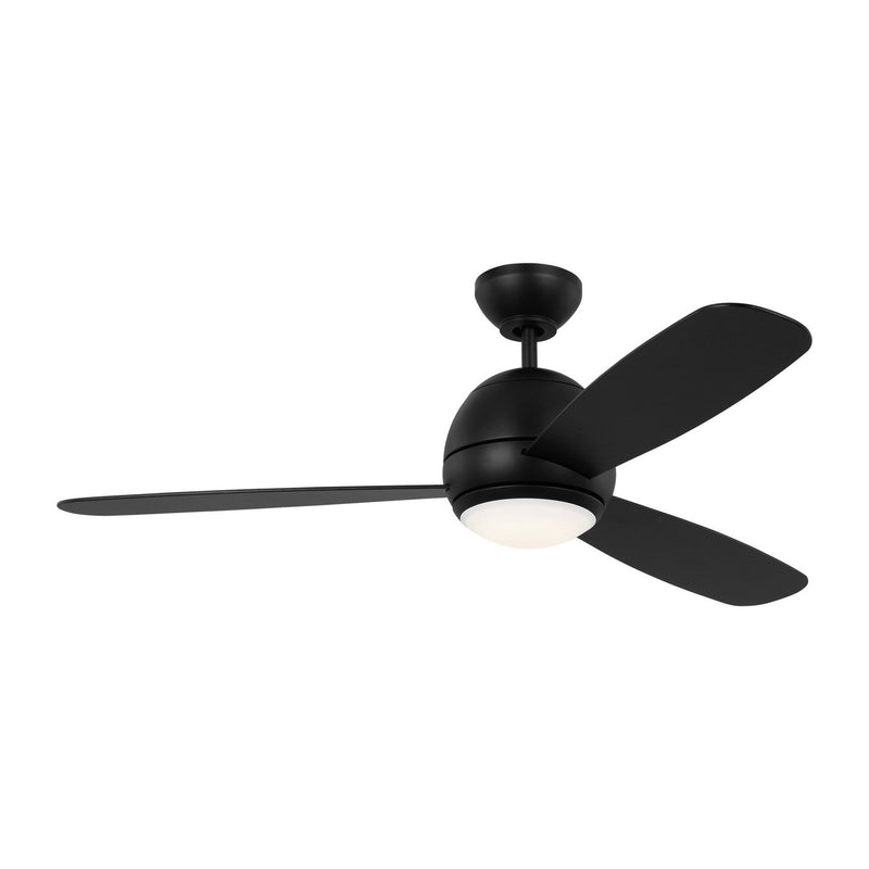 Generation Lighting 3OBSR52MBKD Orbis 52"Ceiling Fan, Midnight Black Main Image.jpg