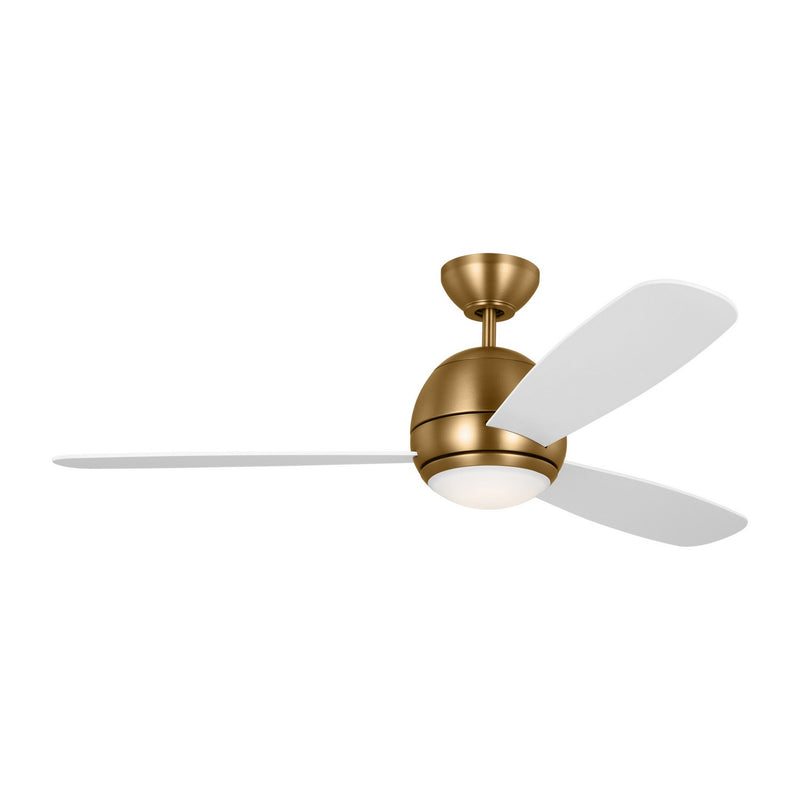 Generation Lighting 3OBSR52SBD Orbis 52"Ceiling Fan, Satin Brass Main Image.jpg