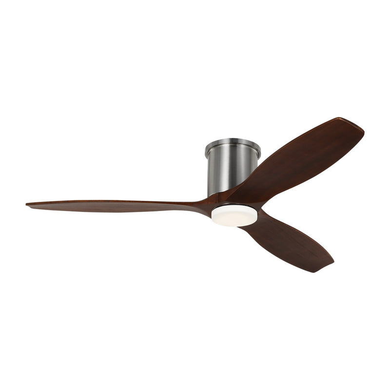 Visual Comfort Fan 3CNHSM52BSD Collins 52 Smart Hugger LED Ceiling Fan, Brushed Steel Main Image.jpg