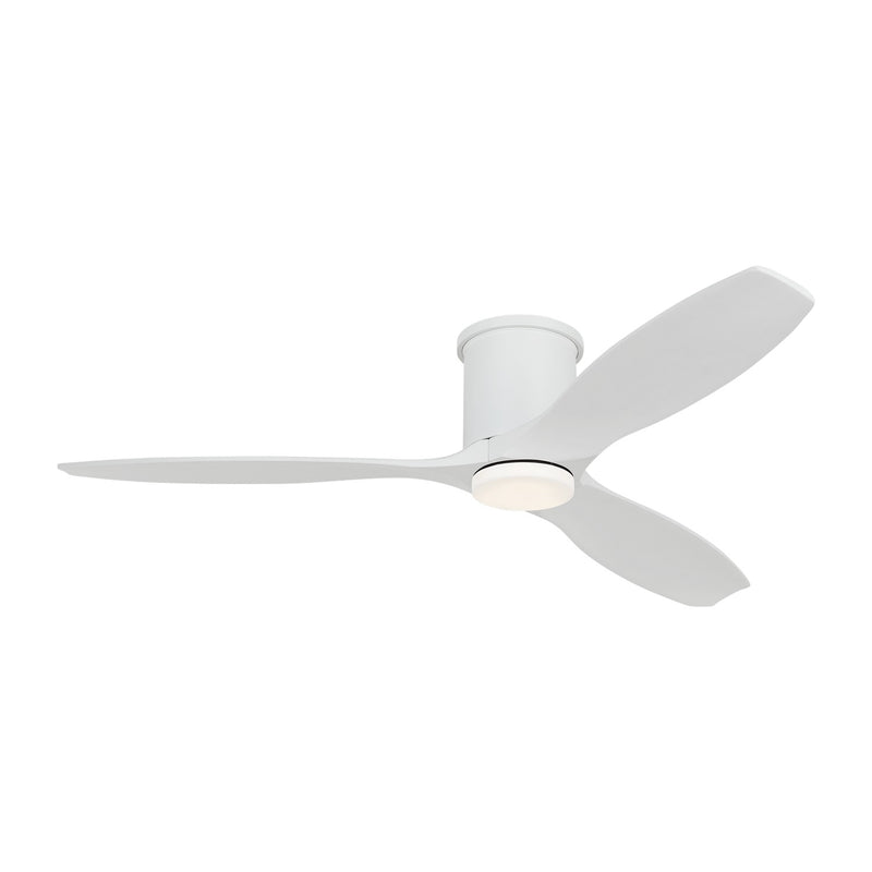 Visual Comfort Fan 3CNHSM52RZWD Collins 52 Smart Hugger LED Ceiling Fan, Matte White Main Image.jpg