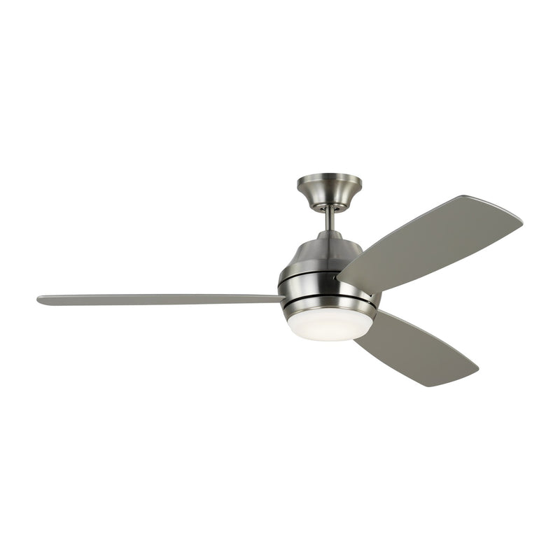 Visual Comfort Fan 3IKDR52BSD Ikon 52 LED Ceiling Fan, Brushed Steel Main Image.jpg