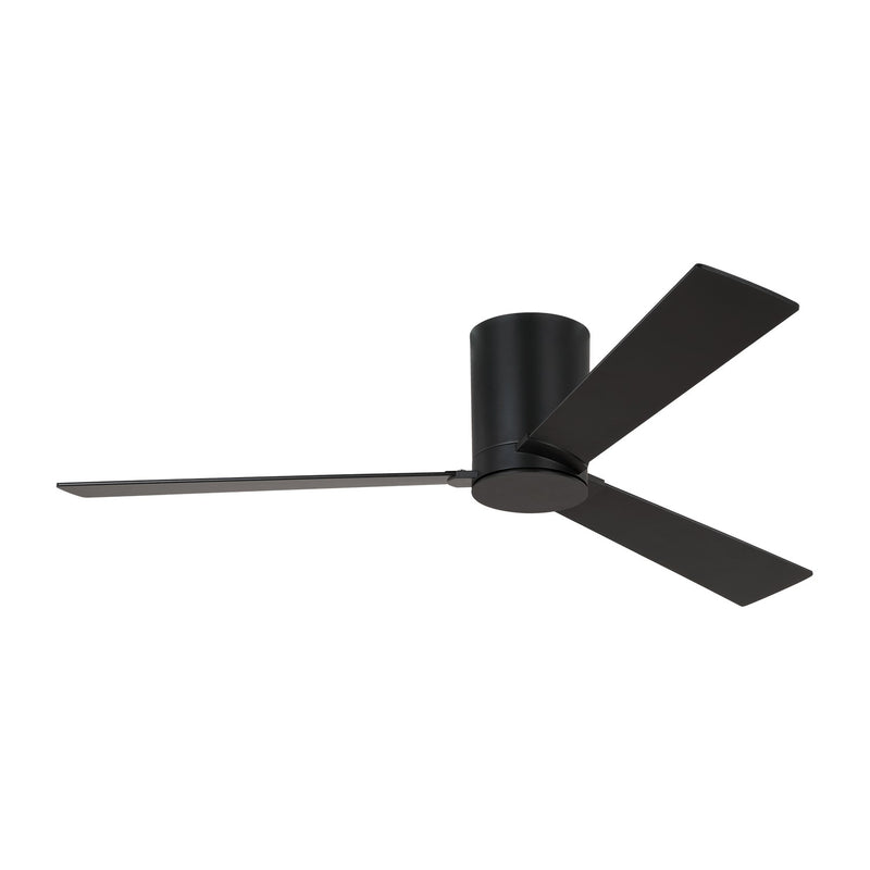 Visual Comfort Fan 3RZHR52MBK Rozzen 52 Hugger Ceiling Fan, Midnight Black Main Image.jpg