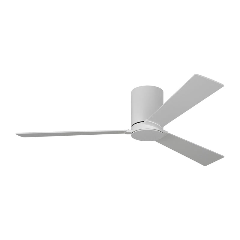 Visual Comfort Fan 3RZHR52RZW Rozzen 52 Hugger Ceiling Fan, Matte White Main Image.jpg