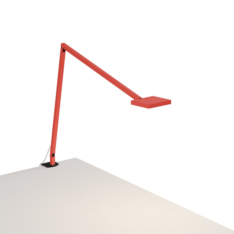 Koncept FCD-2-MFR-2CL Focaccia LED Desk Lamp, Matte Fire Red Main Image.jpg