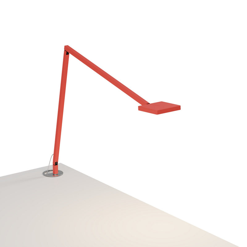 Koncept FCD-2-MFR-GRM Focaccia LED Desk Lamp, Matte Fire Red Main Image.jpg