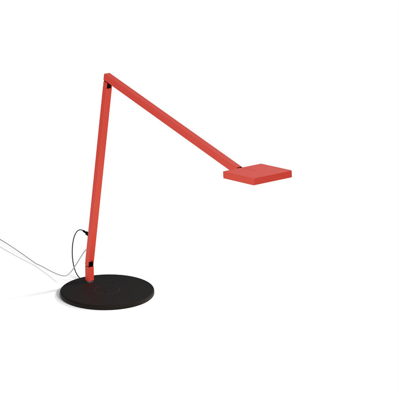 Koncept FCD-2-MFR-QCB Focaccia LED Desk Lamp, Matte Fire Red Main Image.jpg