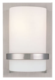 Minka-Lavery 342-84 Fieldale Lodge One Light Wall Sconce, Brushed Nickel Main Image.jpg