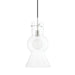 Mitzi H702701L-PN Mirabel One Light Pendant, Polished Nickel Main Image.jpg