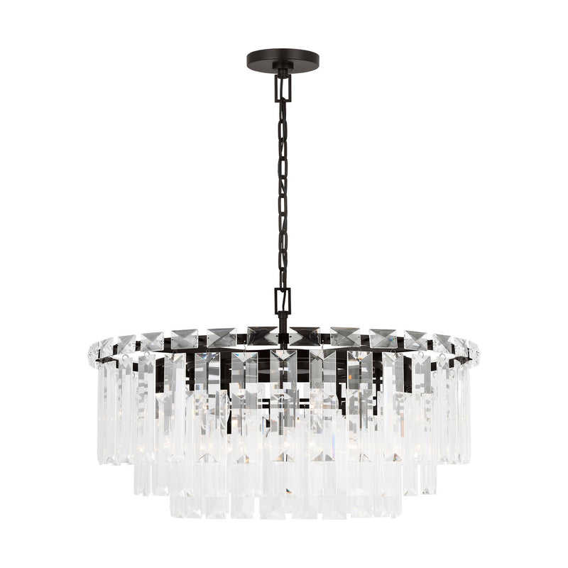 Visual Comfort Studio CC12716AI Arden 16 Light Chandelier, Aged Iron Main Image.jpg
