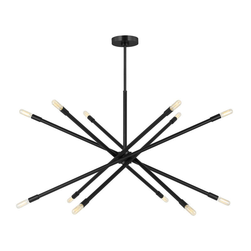 Visual Comfort Studio CC16512MBK Eastyn 12 Light Chandelier, Midnight Black Main Image.jpg