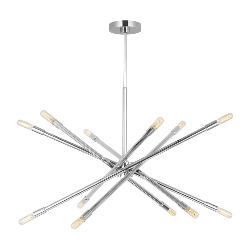 Visual Comfort Studio CC16612PN Eastyn 12 Light Chandelier, Polished Nickel Main Image.jpg