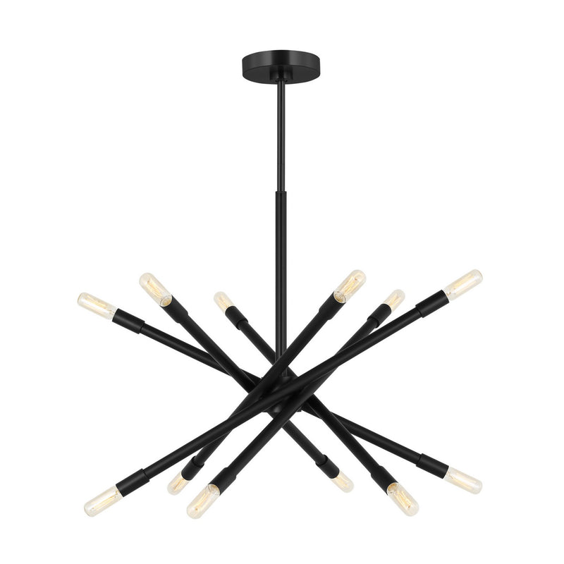 Visual Comfort Studio CC16712MBK Eastyn 12 Light Chandelier, Midnight Black Main Image.jpg