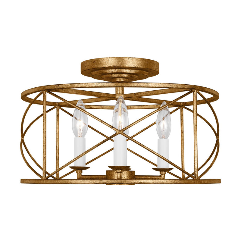 Visual Comfort Studio CF1134ADB Beatrix Four Light Semi-Flush Mount, Antique Gild Main Image.jpg