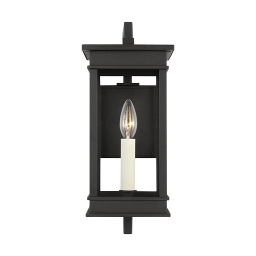 Visual Comfort Studio CO1461TXB Cupertino One Light Outdoor Wall Sconce, Textured Black Main Image.jpg