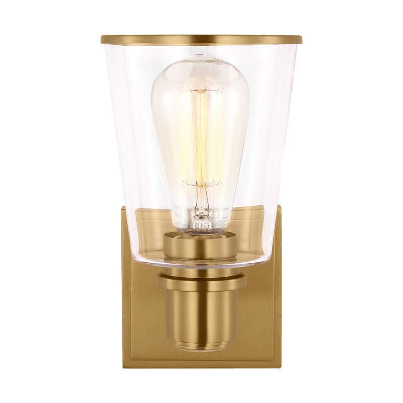 Visual Comfort Studio CV1031BBS Alessa One Light Bath Vanity, Burnished Brass Main Image.jpg