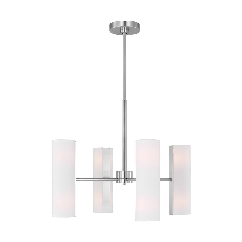 Visual Comfort Studio DJC1048BS Capalino Eight Light Chandelier, Brushed Steel Main Image.jpg