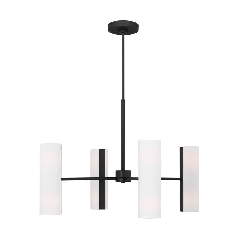 Visual Comfort Studio DJC1058MBK Capalino Eight Light Chandelier, Midnight Black Main Image.jpg