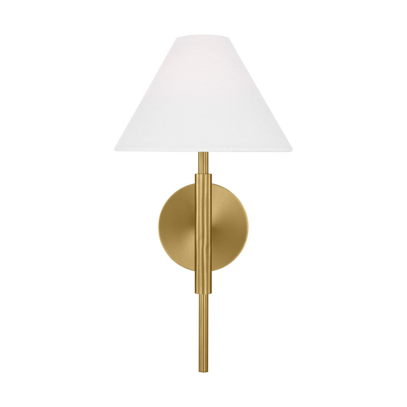 Visual Comfort Studio DJW1011SB Porteau One Light Bath Vanity, Satin Brass Main Image.jpg