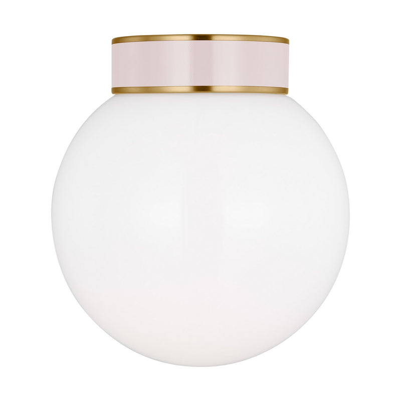 Visual Comfort Studio KSF1051BBSBLH Monroe One Light Flush Mount, Burnished Brass Main Image.jpg
