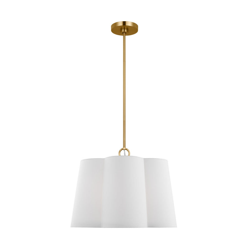 Visual Comfort Studio KSP1083BBS Bronte Three Light Pendant, Burnished Brass Main Image.jpg