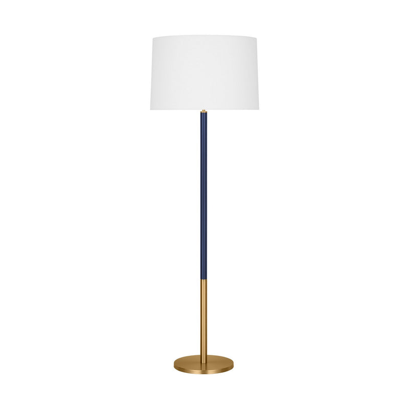 Visual Comfort Studio KST1051BBSNVY1 Monroe One Light Floor Lamp, Burnished Brass Main Image.jpg