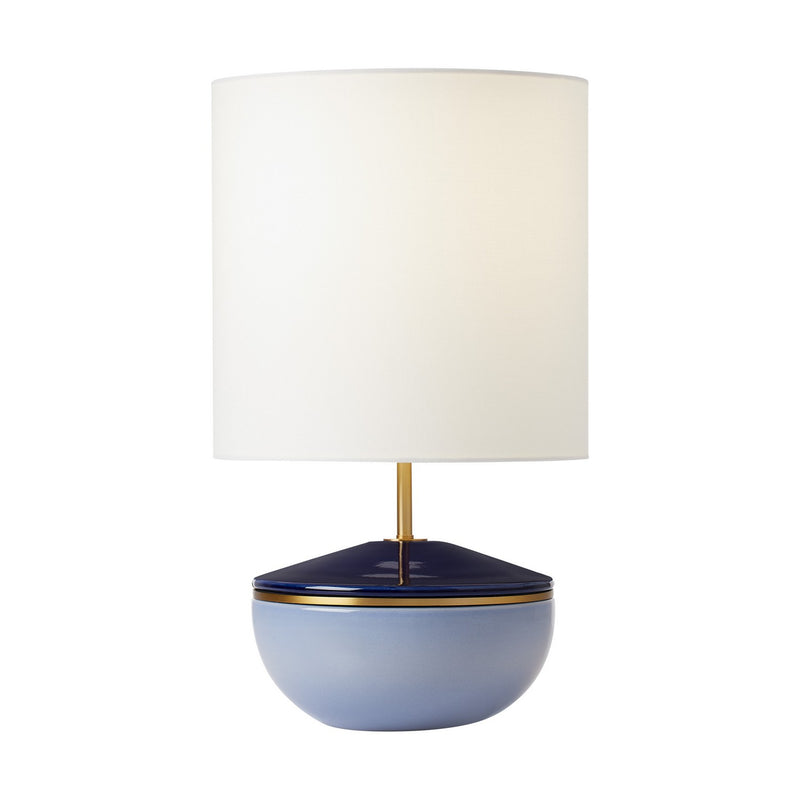 Visual Comfort Studio KST1091CPB1 Cade One Light Table Lamp, Polar Blue Main Image.jpg