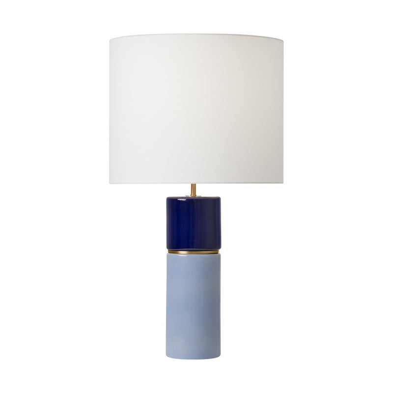 Visual Comfort Studio KST1101CPB1 Cade One Light Table Lamp, Polar Blue Main Image.jpg