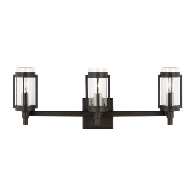 Visual Comfort Studio LV1023AI Flynn Three Light Bath Vanity, Aged Iron Main Image.jpg