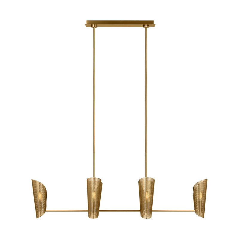 Visual Comfort Studio LXC1066BBS Plivot Six Light Chandelier, Burnished Brass Main Image.jpg