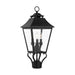 Visual Comfort Studio OL14406TXB Galena Three Light Outdoor Post Lantern, Textured Black Main Image.jpg