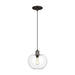 Visual Comfort Studio TP1211AI Mela One Light Pendant, Aged Iron Main Image.jpg