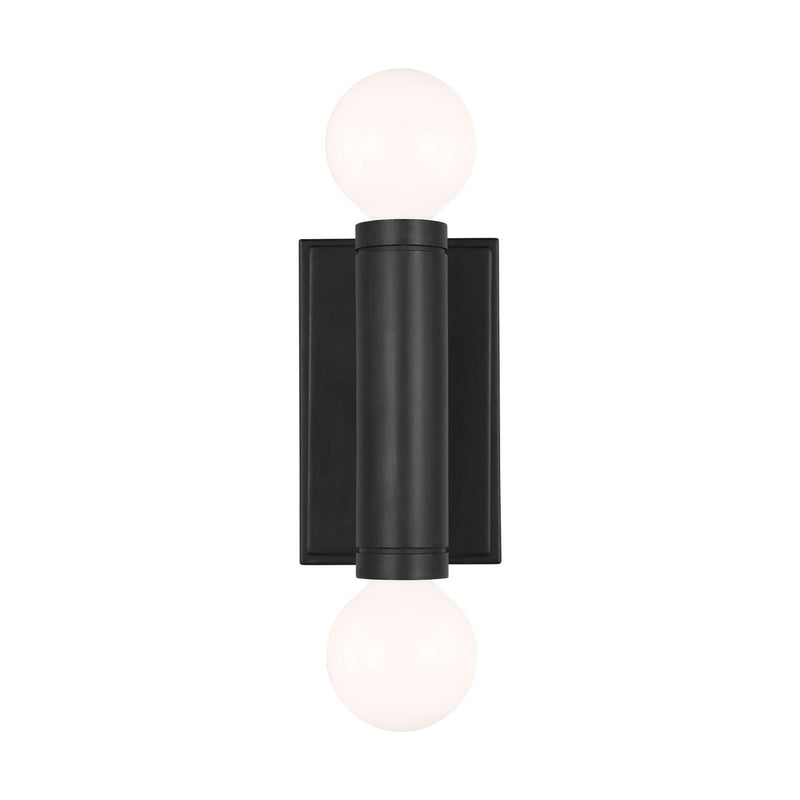 Visual Comfort Studio TW1042AI Beckham Modern Two Light Wall Sconce, Aged Iron Main Image.jpg