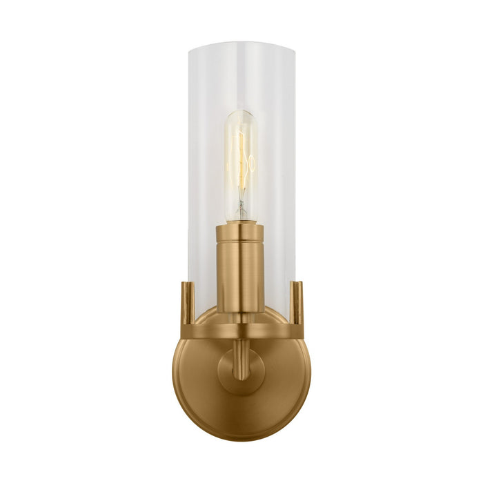 Visual Comfort Studio TW1151BBS Mezzo One Light Bath Vanity, Burnished Brass Main Image.jpg