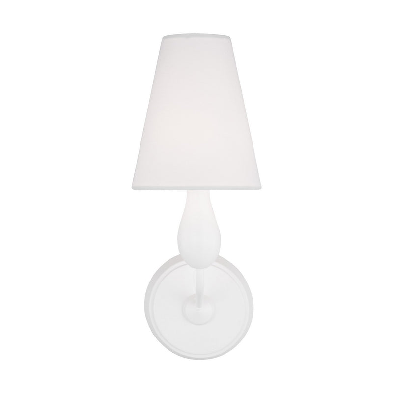 Visual Comfort Studio TW1161MWT Ziba One Light Bath Vanity, Matte White Main Image.jpg