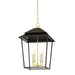 Hudson Valley 5127-AGB/SBK Natick Four Light Lantern, Aged Brass Main Image.jpg