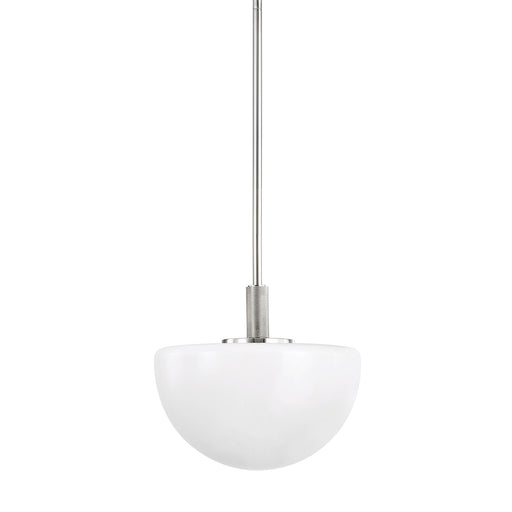 Hudson Valley 5913-PN Lethbridge One Light Pendant, Polished Nickel Main Image.jpg