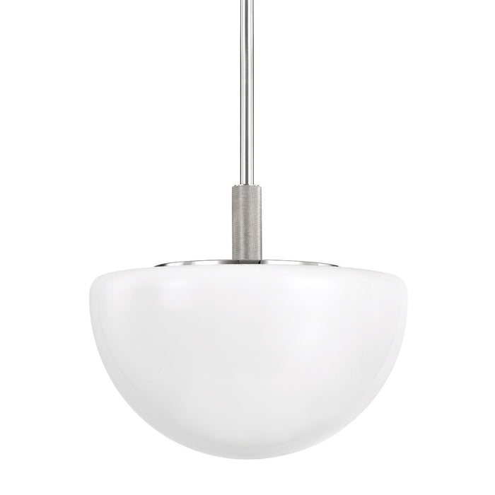 Hudson Valley 5919-PN Lethbridge One Light Pendant, Polished Nickel Main Image.jpg