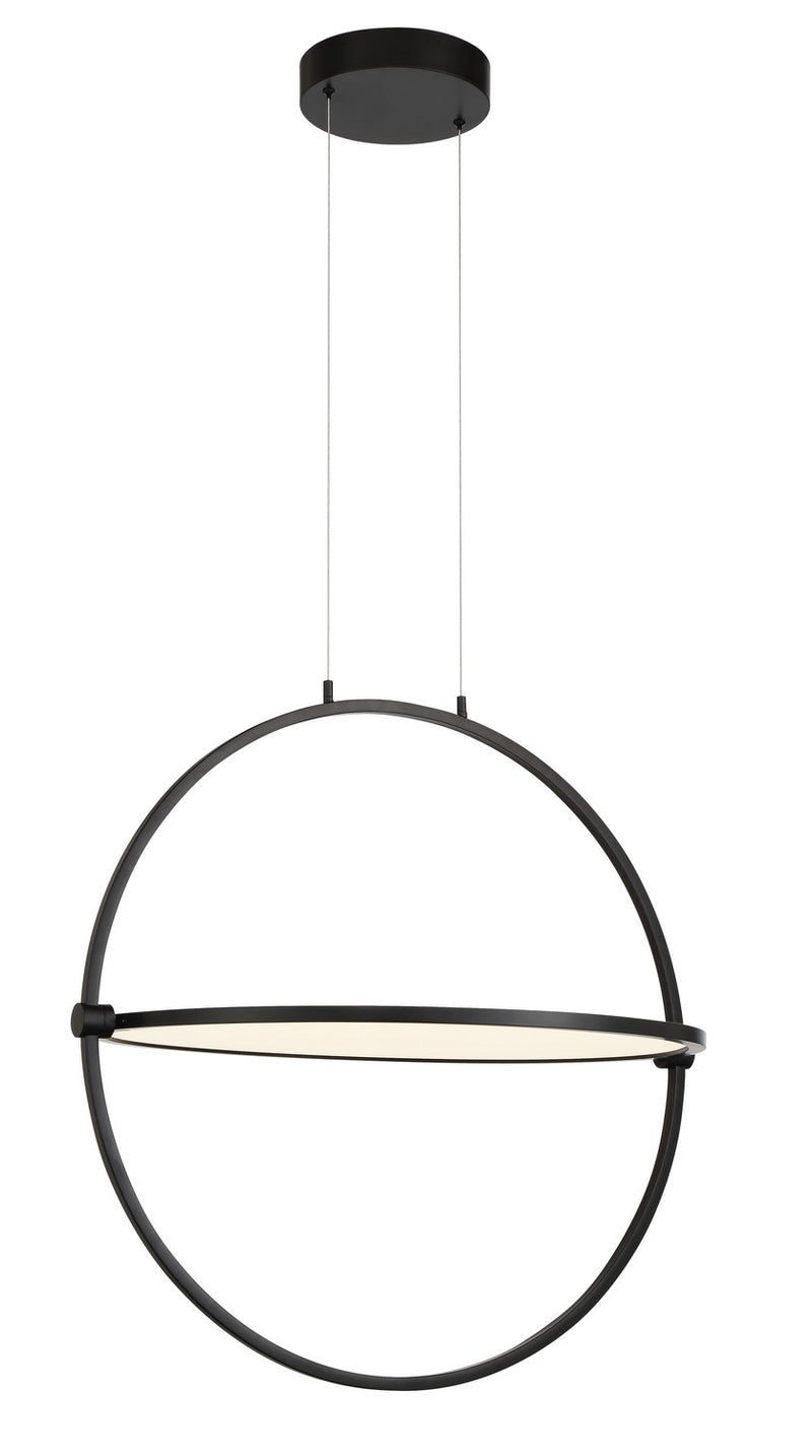 George Kovacs P5540-66A-L Studio 23 LED Pendant, Coal Main Image.jpg
