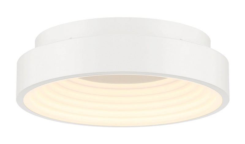 George Kovacs P5551-44B-L Conc LED Flush Mount, Matte White Main Image.jpg