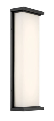 George Kovacs P5563-066-L Caption LED Outdoor Wall Mount, Sand Coal Main Image.jpg