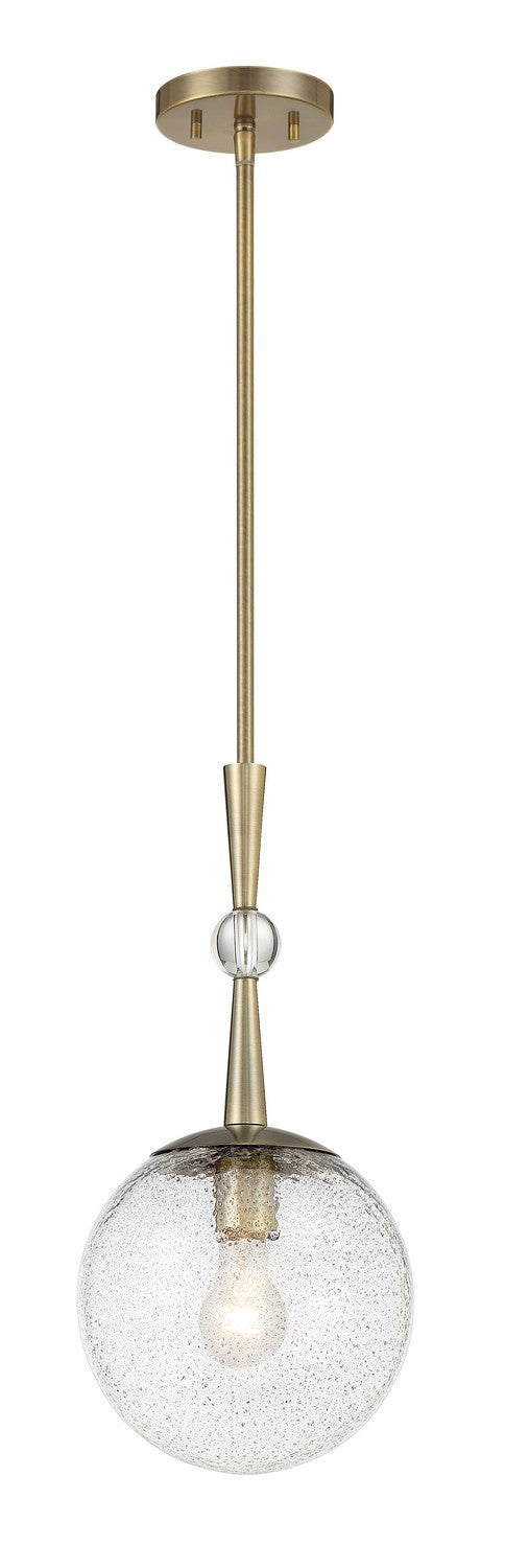 Minka-Lavery 1335-923 Populuxe One Light Mini Pendant, Oxidized Aged Brass Main Image.jpg