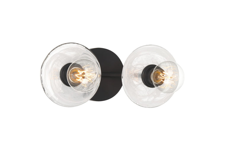 George Kovacs P5611-66A Vapors Two Light Bath Vanity, Coal Main Image.jpg