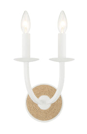 Minka-Lavery 2122-655 Lanton Two Light Wall Sconce, Sand White Main Image.jpg