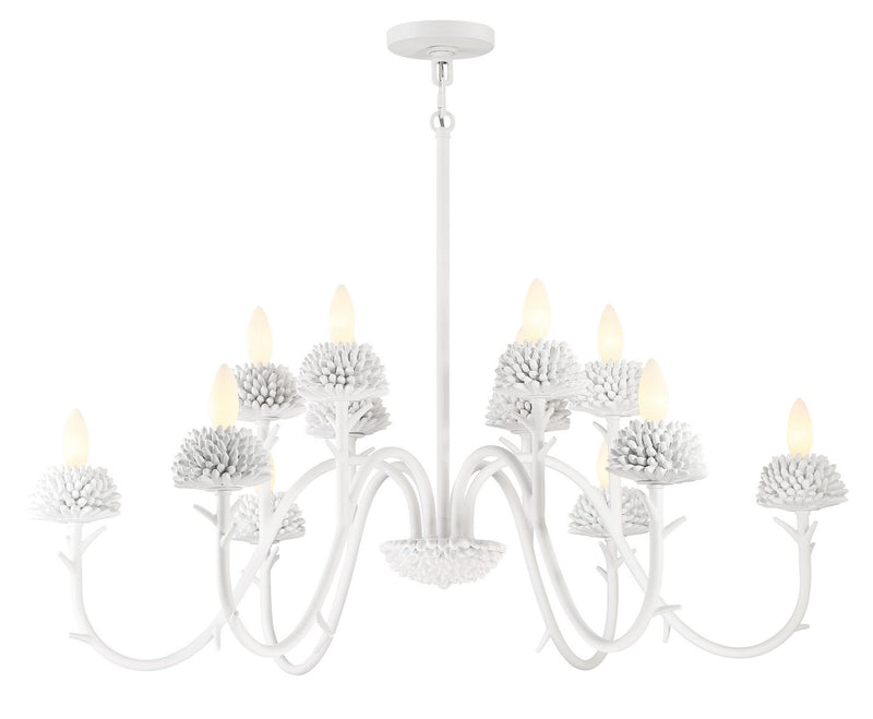 Minka-Lavery 5908-655 North Fork By Robin Baron 12 Light Chandelier, Sand White Main Image.jpg