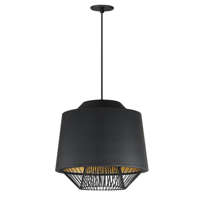 ET2 E11394-BKGLD Phoenix LED Pendant, Black / Gold Main Image.jpg