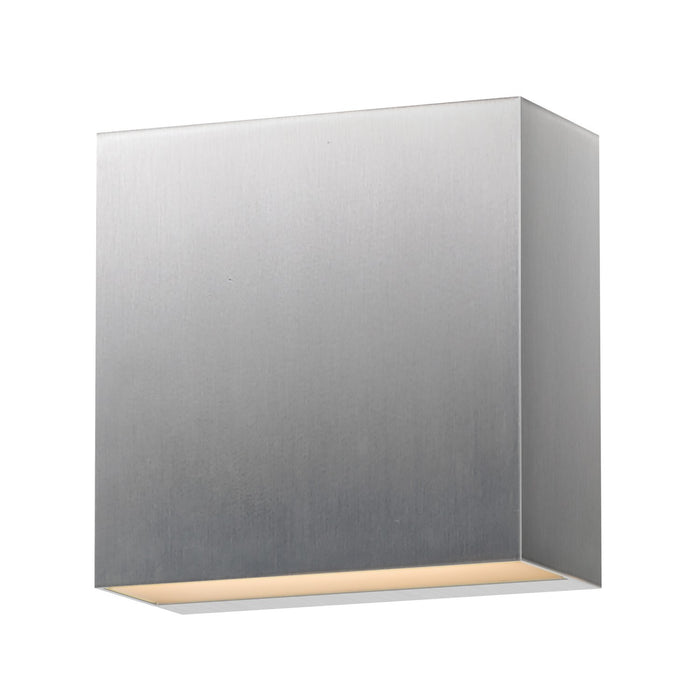 ET2 E23222-SA Cubed LED Outdoor Wall Sconce, Satin Aluminum Main Image.jpg