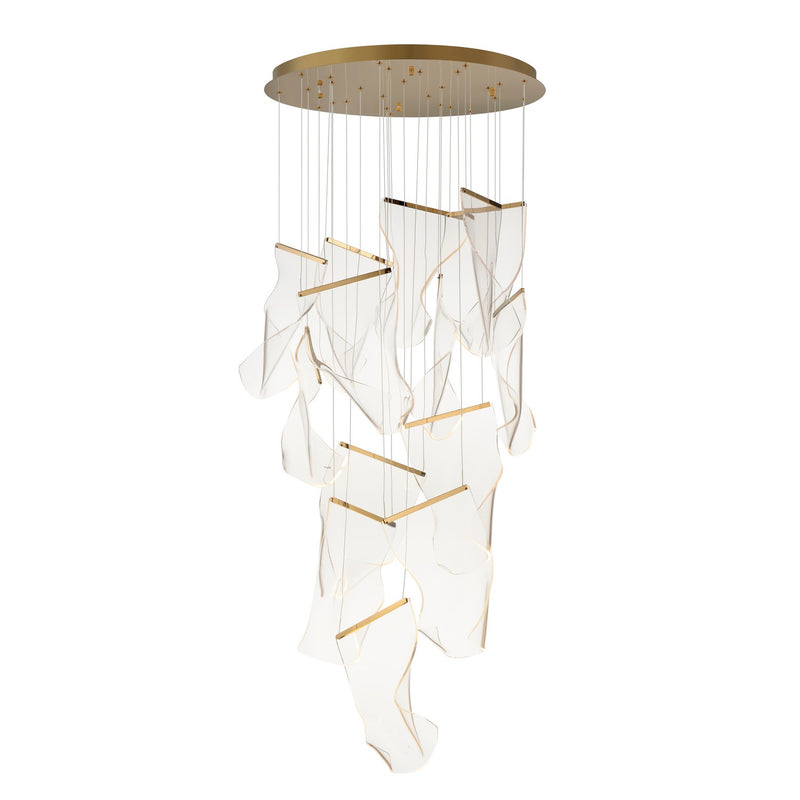 ET2 E24877-133FG Rinkle LED Pendant, French Gold Main Image.jpg